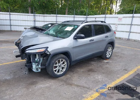 2015 Jeep Cherokee Sport z USA, uszkodzony, nr VIN 1C4PJLABXFW637626